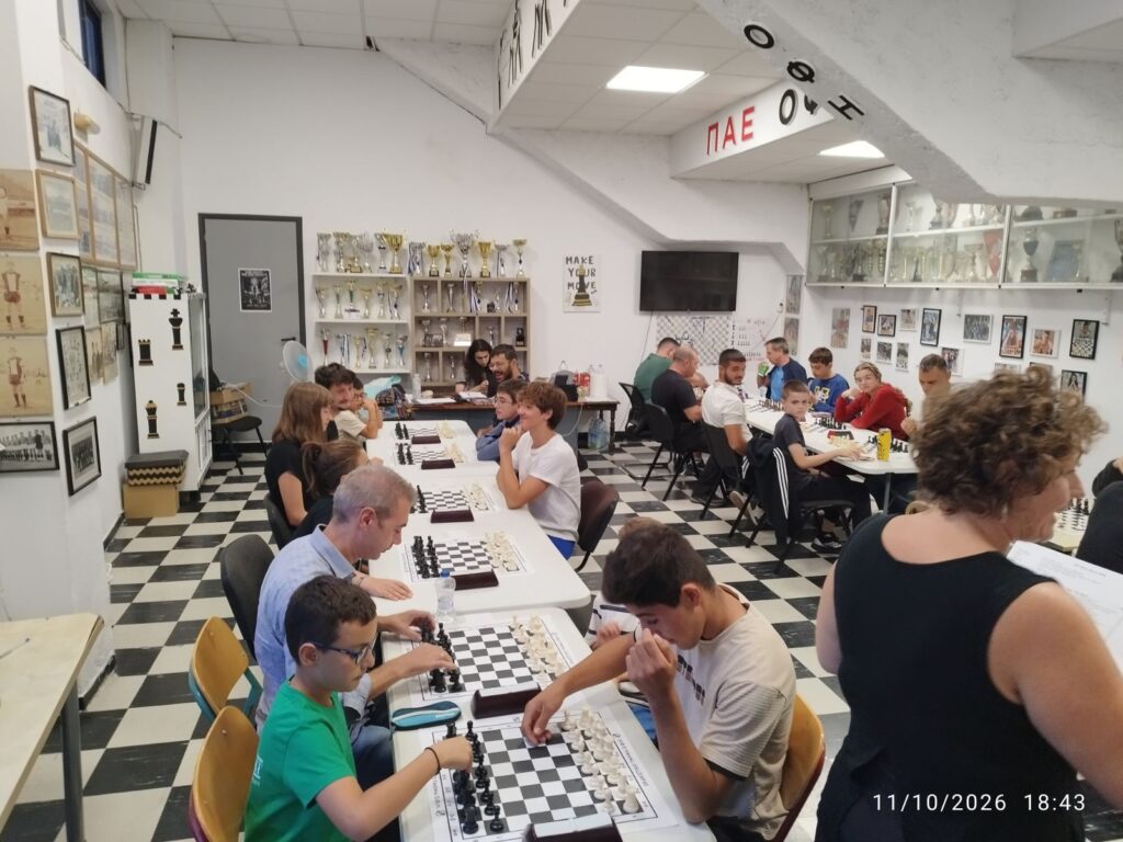 ♟️ Με μεγάλη επιτυχία ολοκληρώθηκε το Ανοιχτό Τουρνουά Blitz του Σκακιστικού Τμήματος ΟΦΗ!